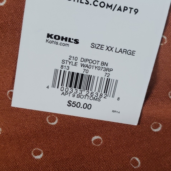 NWT Burnt Orange Fall Midi High-Low Dress XXL - Picture 5 of 7